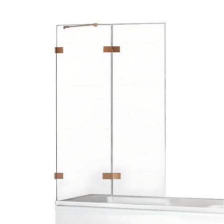 Шторка для ванны New Trendy AVEXA Copper brushed x140 EXK-3816