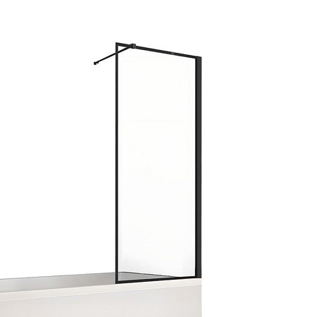 Шторка для ванны New Trendy NEW SOLEO Black x70 P-0094-WP