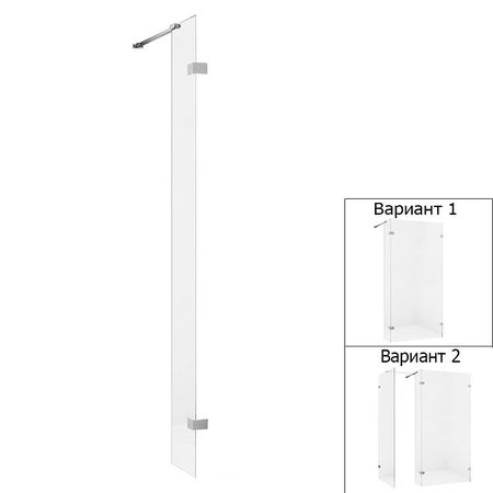 Стенка New Trendy EVENTA Chrome x43 EXK-4641