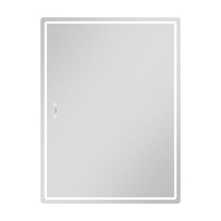 Зеркальный шкаф Vigo Geometry Step 60 301 с подсветкой цвет Белый 14840₽