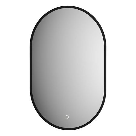 Зеркало Defesto Aura 40х60 DF 2921S с подсветкой 16W-4500KСенсорный выключательНейтральный белый светЧерная рама 6573₽