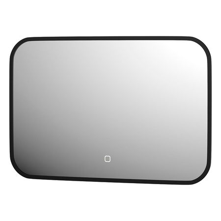 Зеркало Defesto Aura 60х40 DF 2962SH с подсветкой 17W-4500KСенсорный выключательНейтральный белый светЧерная рама 5604₽