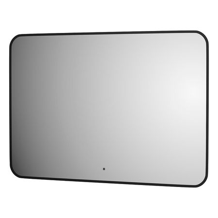 Зеркало Defesto Aura 100х70 DF 2969RH с подсветкой 32W-4500KИК - выключательНейтральный белый светЧерная рама 11010₽