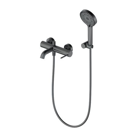 Смеситель для ванны Oliveeka Y OL-639017-BGM цвет Оружейный металл матовый