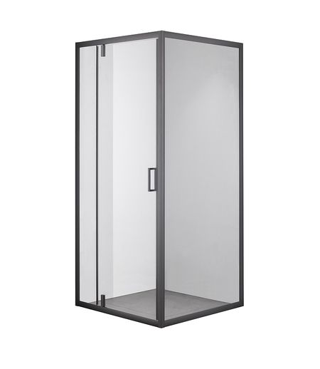 Душевой уголок Olives Duero 100х100 DR-100CS-SW-GB профиль Черный матовый стекло прозрачное 21229₽