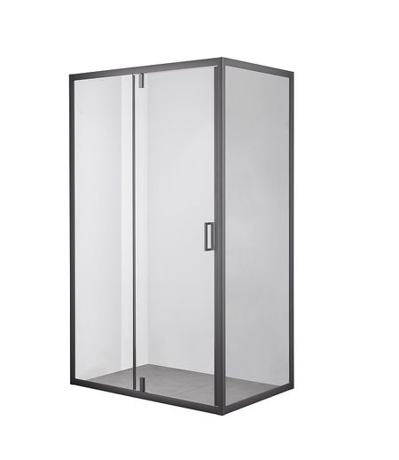 Душевой уголок Olives Duero 120х80 DR-128CR-SW-GB профиль Черный матовый стекло прозрачное 20154₽