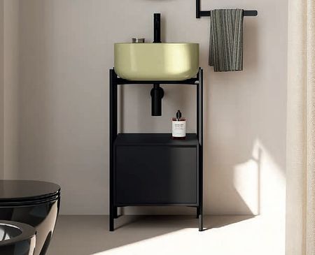 Тумба Scarabeo Laila 395 271849 цвет Ardesia matt 100800₽