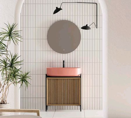 Тумба Scarabeo Laila 70 2721LCC цвет Rovere chiaro cannettato 177600₽