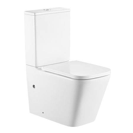 Унитаз компакт Azario Terra Торнадо AZ-6003-A цвет Белый с бачком и сиденьем Микролифт 16725₽