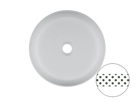 Раковина-чаша Scarabeo Glam 39 1807FSV цвет Белый декор Green pois strip 38400₽