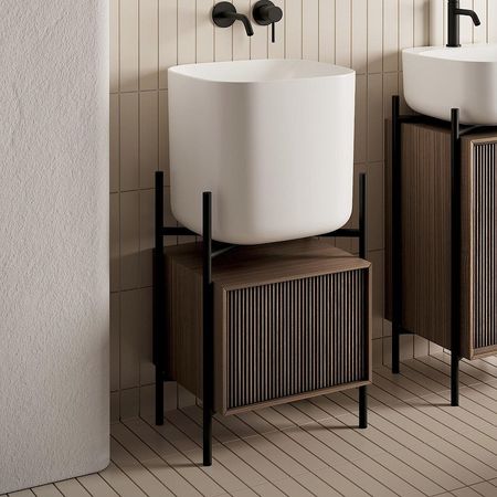 Тумба Scarabeo Laila 395 2718LSC цвет Noce Canaletto Cannettato 134400₽