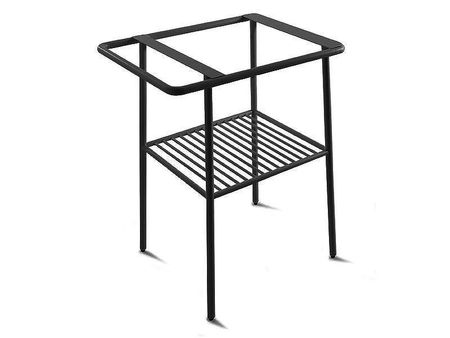 Консоль под раковину Scarabeo Fuji 59 6016NROP цвет Черный матовый 40624₽