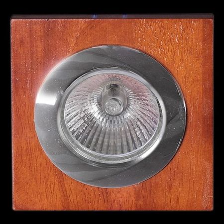 Встраиваемый светильник Sneha 1885CT MR16 CRRW цвет Коричневый Хром 116₽