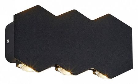 Накладной светильник Escada 30004LED 30004W02LED цвет плафонаподвески Прозрачный Черный цвет арматуры Черный 1800₽