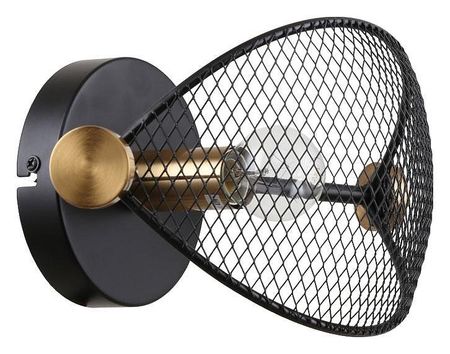 Бра F-promo Secure 4084-1W цвет плафонаподвески Черный цвет арматуры Латунь Черный 3200₽