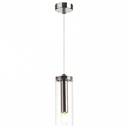 Подвесной светильник Odeon Light Klum 4695/1 цвет плафона/подвески Прозрачный, цвет арматуры Хром