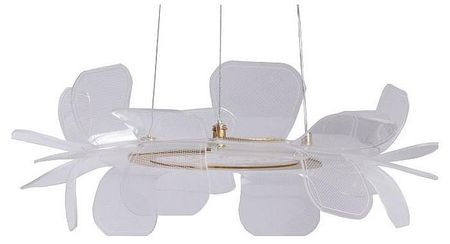 Подвесной светильник De City Оскар 62 510014801 цвет плафона/подвески Прозрачный, цвет арматуры Золото