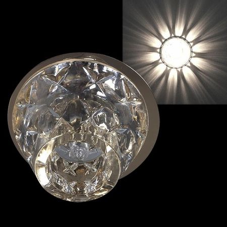 Встраиваемый светильник Sneha 7161H G9 GD цвет Золото Прозрачный 124₽