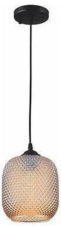 Подвесной светильник iLamp Rich 8105P BK-AM цвет плафона/подвески Янтарный, цвет арматуры Черный