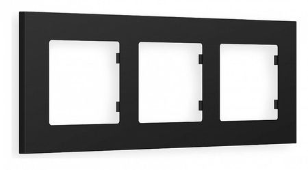 Рамка на 3 поста Ambrella Volt Qubi AF250703 цвет Черный 985₽