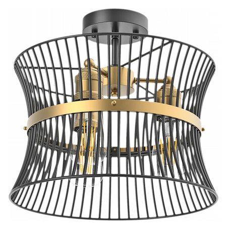 Светильник на штанге ILLUMICO IL1005-3C-05 BK GD цвет плафона/подвески Бронза, Черный, цвет арматуры Бронза, Черный