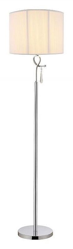 Торшер ILLUMICO IL1029-1F-27 CRW цвет плафонаподвески Белый цвет арматуры Хром 11250₽