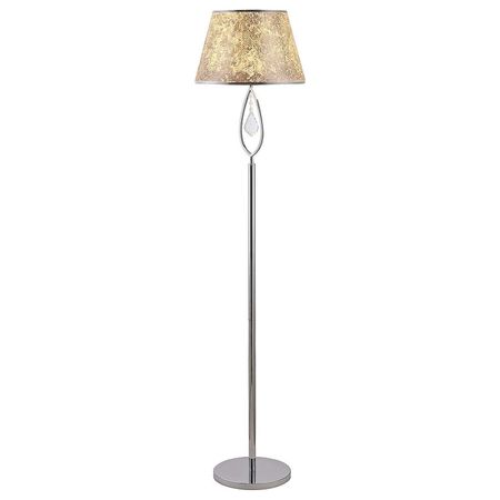 Торшер ILLUMICO IL5241 IL5241-1F-27 CR цвет плафонаподвески Бежевый цвет арматуры Хром 13890₽