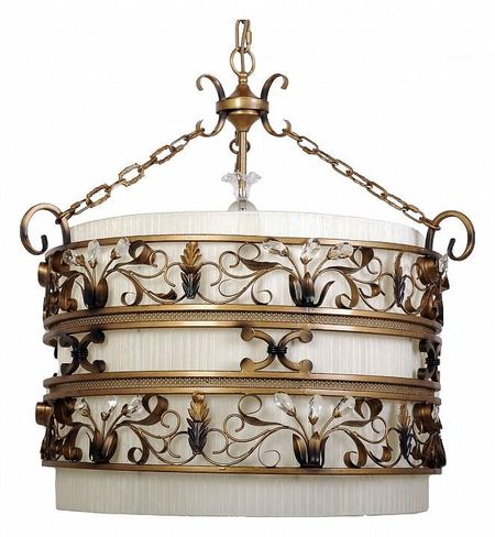Подвесной светильник Manne L.7600 L.7600-4BR (MD95725/6) цвет плафона/подвески Бежевый, Коричневый, цвет арматуры Бронза