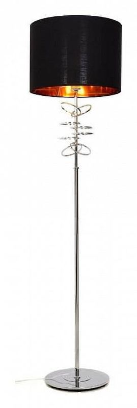 Торшер LUMINA DECO Milari LDF 5530 CHRBK цвет плафонаподвески Черный цвет арматуры Хром 10700₽