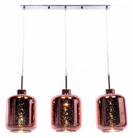 Подвесной светильник LUMINA DECO Alacosmo LDP 6811-3 PR RGD цвет плафонаподвески Золото цвет арматуры Золото 9130₽