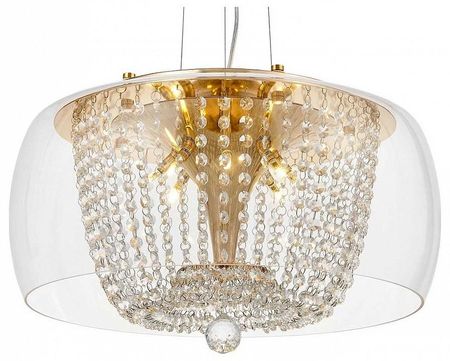 Подвесной светильник LUMINA DECO Disposa LDP 7018-500 PRFGD цвет плафонаподвески Прозрачный цвет арматуры Золото 22630₽