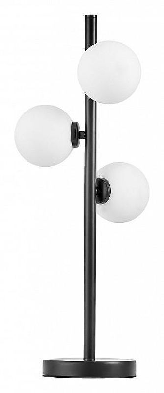Настольная лампа LUMINA DECO MARSIADA LDT 6033-3 BK цвет плафонаподвески Белый цвет арматуры Черный 5950₽