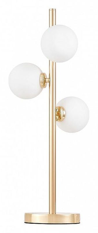 Настольная лампа LUMINA DECO MARSIADA LDT 6033-3 FGD цвет плафонаподвески Белый цвет арматуры Золото 5950₽