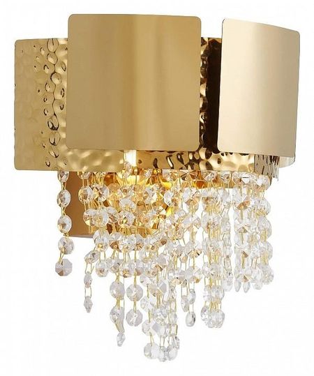 Накладной светильник LUMINA DECO MOLINA LDW 7046-2 MD цвет плафонаподвески Золото Прозрачный цвет арматуры Золото 4380₽