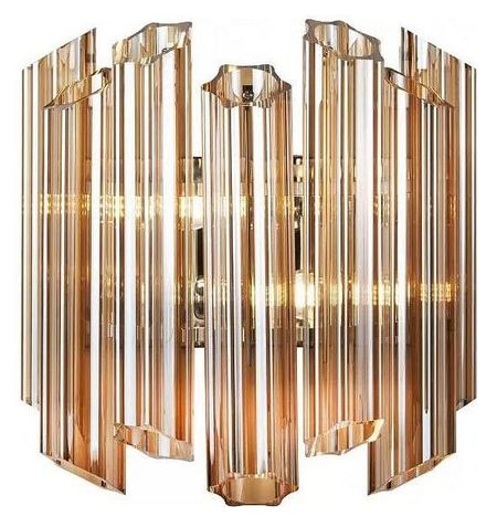 Накладной светильник iLamp Destiny MB0267-2C цвет плафона/подвески Коричневый, цвет арматуры Хром