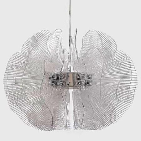 Подвесной светильник Mizi`en Flair MZ123034-1-550 цвет плафона/подвески Прозрачный, цвет арматуры Хром