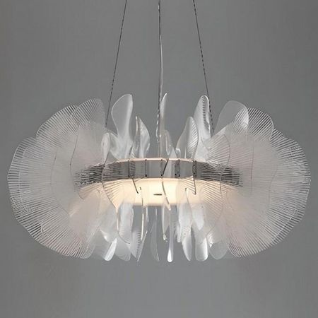 Подвесной светильник Mizi`en Flair MZ123034-1-850 цвет плафона/подвески Прозрачный, цвет арматуры Хром