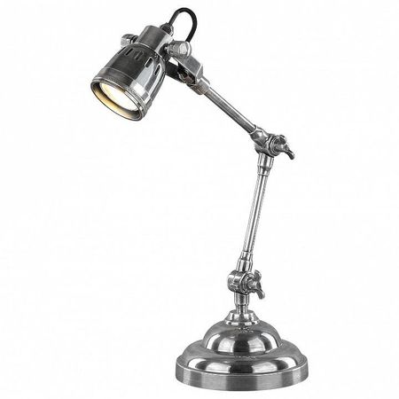 Настольная лампа офисная Covali NL-51994 цвет плафонаподвески Серебро цвет арматуры Серебро 35340₽