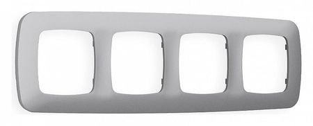 Рамка на 4 поста Ambrella Volt Ecta OF140504 цвет сталь 1280₽