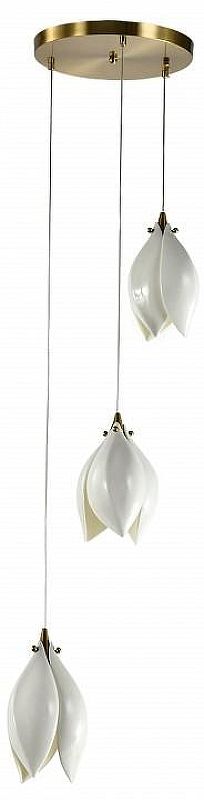 Подвесной светильник Zortes Dalin ZRS9060903 цвет плафонаподвески Белый цвет арматуры Золото 25272₽