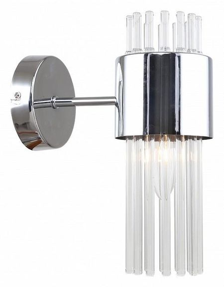 Бра Rivoli Deborah Б0055530 цвет плафонаподвески Прозрачный цвет арматуры Хром 3346₽