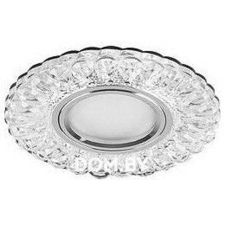 Встраиваемый светильник Feron Saffit CD938 29471 цвет плафона/подвески Прозрачный, цвет арматуры Хром