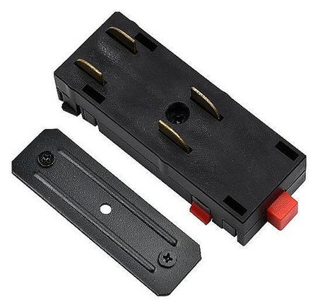 Соединитель линейный для треков LIGHTERA Startrek 220 LE172TC-FCB цвет Черный 448₽