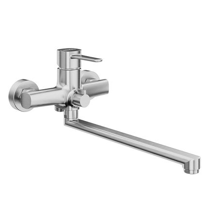 Смеситель для ванны Urbatec Evolution EVPW119 универсальный цвет Сталь