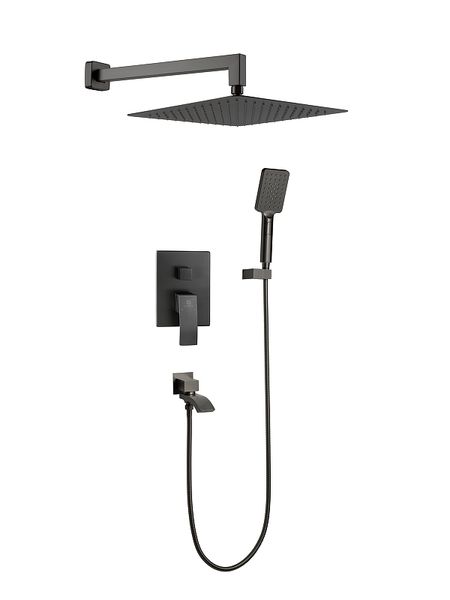 Душевая система FILARETE Waterfall FL1010BG цвет Графит