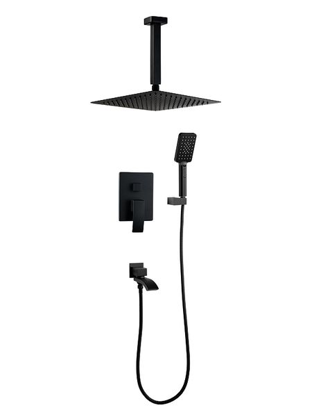 Душевая система FILARETE Waterfall FL1012BL цвет Черный матовый 43200₽