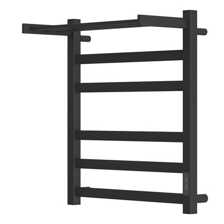 Электрический полотенцесушитель APEXTERMO Terra 600x400 TR01164BM с полкой цвет Черный матовый
