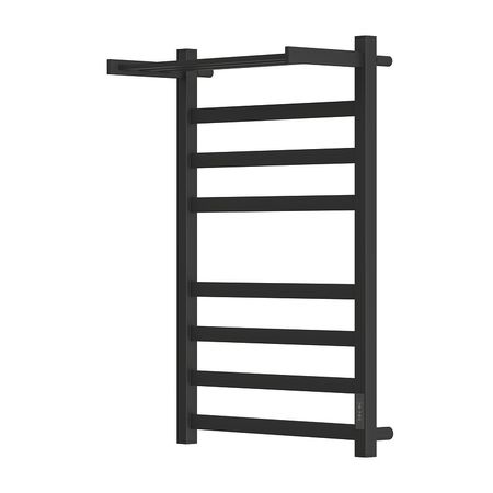 Электрический полотенцесушитель APEXTERMO Terra 800x500 TR01185BM с полкой цвет Черный матовый
