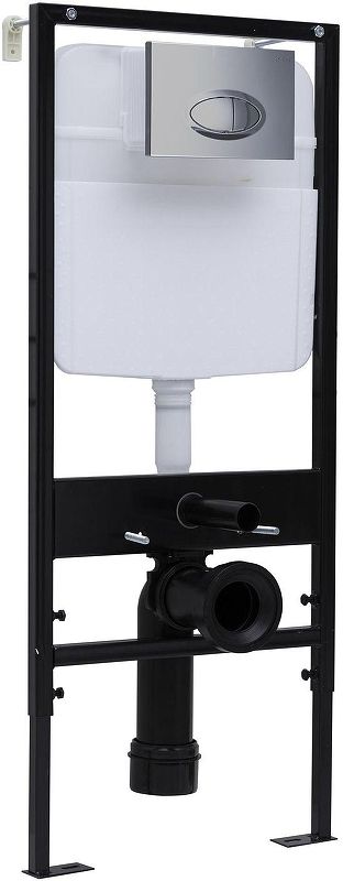 Инсталляция Logan Oval 299420 для унитаза с клавишей смыва цвет Хром 14940₽