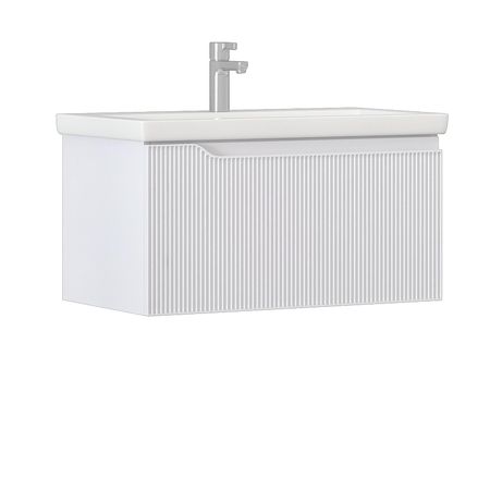 Тумба под раковину Vigo Neo 80 341 подвесная цвет Белый 8850₽